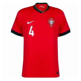 Portugal Ruben Dias 4 Hjemme EM 2024 - Fodboldtrøjer (S/S)